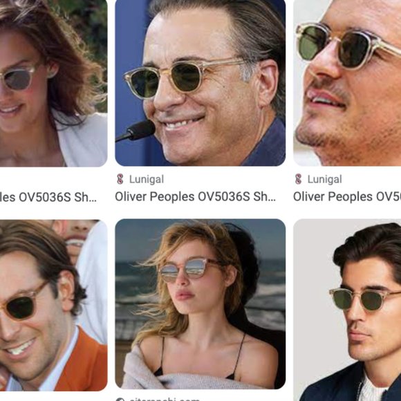 OLIVER PEOPLES SHELDRAKE in Buff / Green C MSRP$462 Orlando Bloom’s Fav - Picture 7 of 16